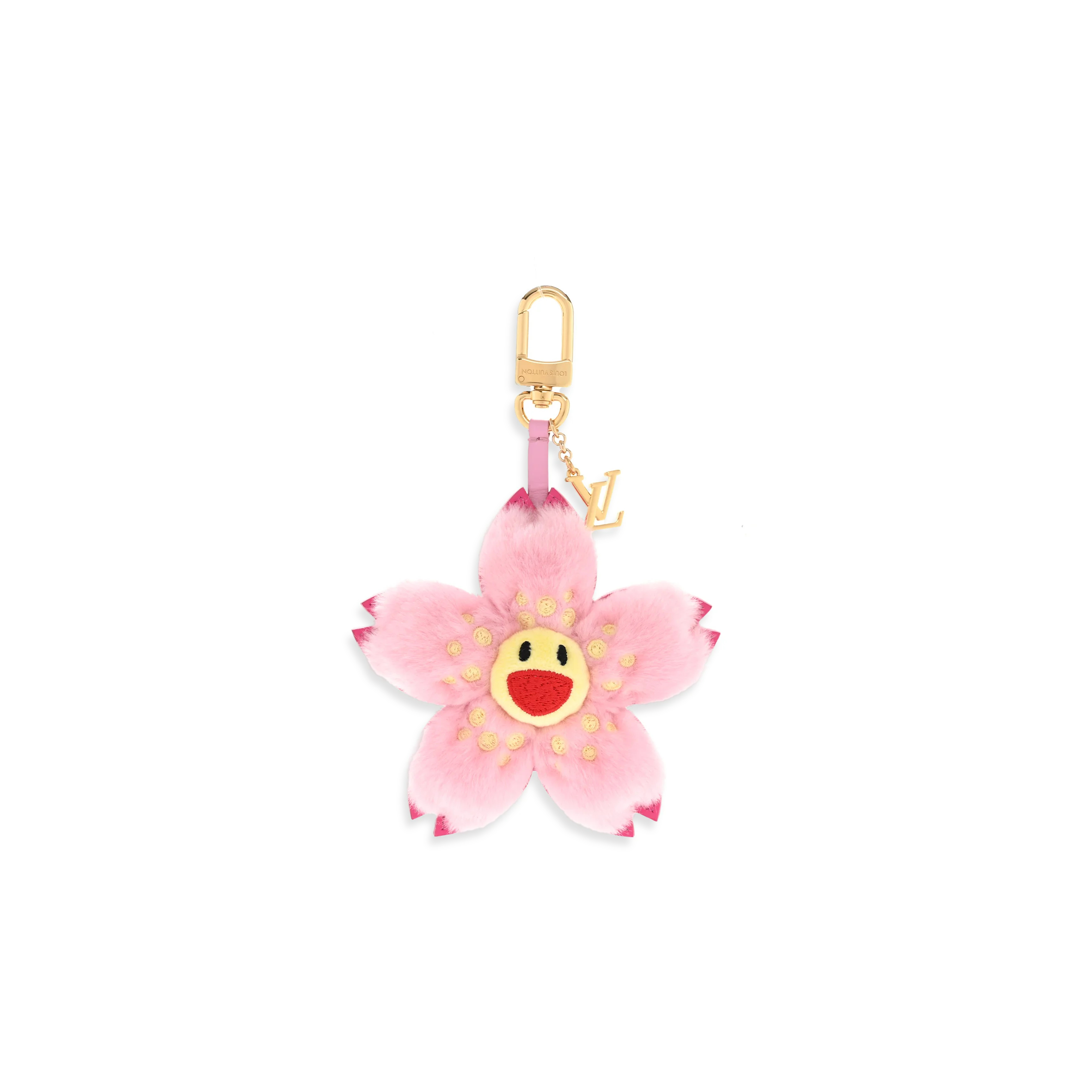 LOUIS VUITTON MURAKAM LV X TM CHERRY BLOSSOM BAG CHARM M02485